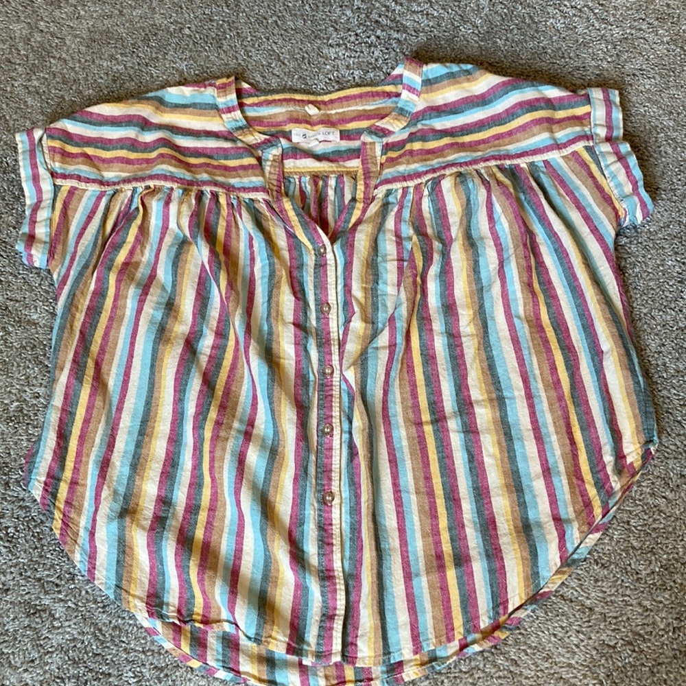 EUC Lou & Grey for Loft Blouse